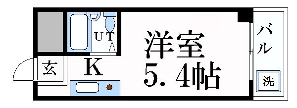 姫路市北平野のマンションの間取り