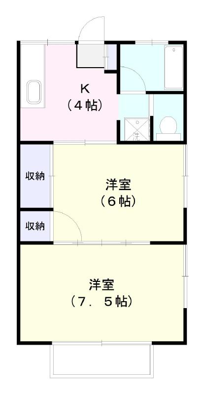 エトワールハイツの間取り