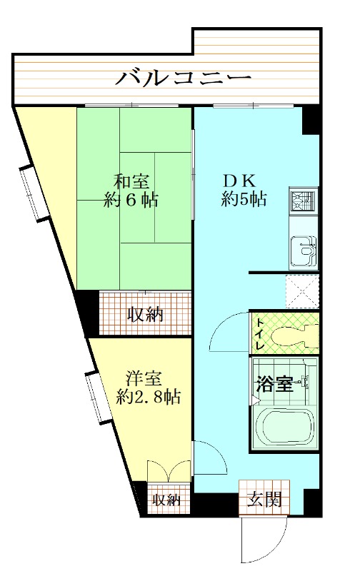 ドリームマンション鹿島の間取り