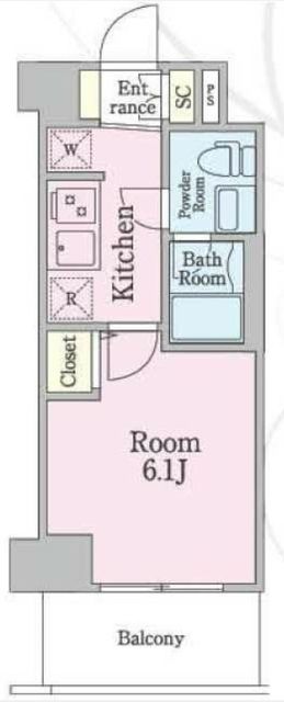 【川口市西川口のマンションの間取り】