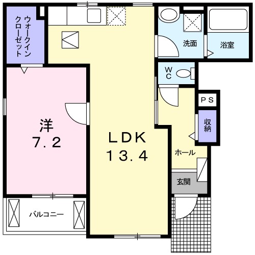 エスポワールＳの間取り