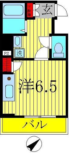 ヴランドール柏中央の間取り