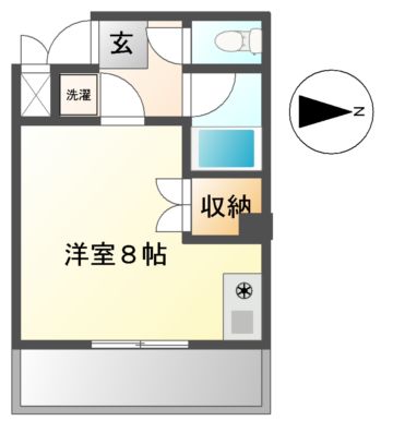 セントラルハイツ金山の間取り