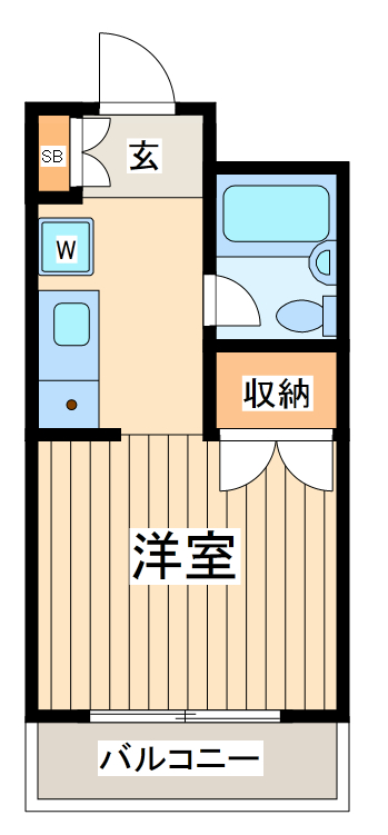 調布市多摩川のマンションの間取り