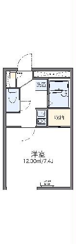 レオパレスフォルテックIIの間取り