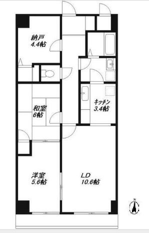 ヒルトップいぶき野の間取り