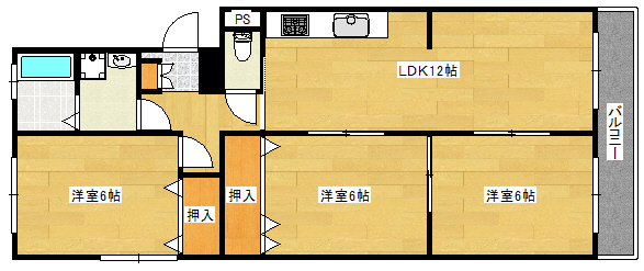 ベルコーポ井口の間取り