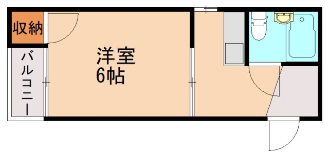 糟屋郡粕屋町原町のアパートの間取り