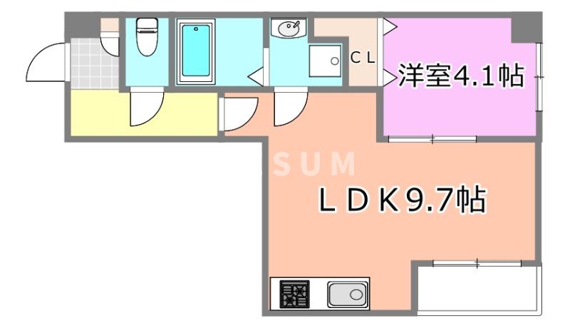 【千葉市中央区今井のマンションの間取り】