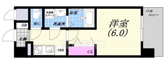 クレアグレイス岸里の間取り