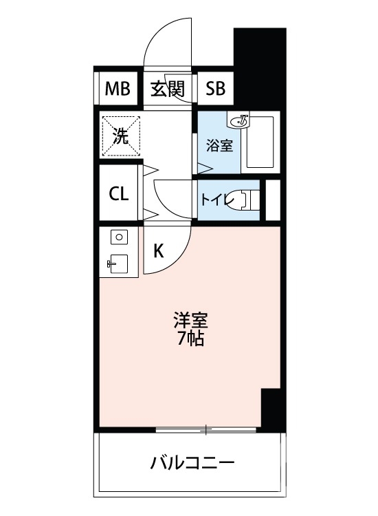 和泉市のぞみ野のマンションの間取り