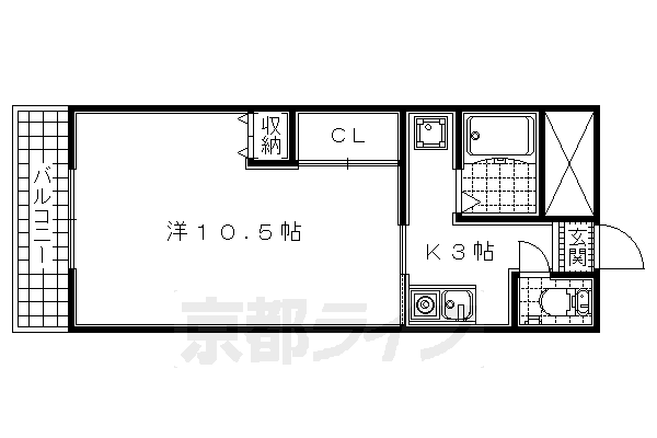 久世郡久御山町佐山のマンションの間取り