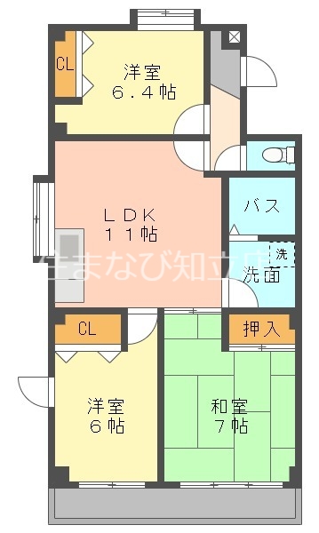 プリミエール藤江Iの間取り