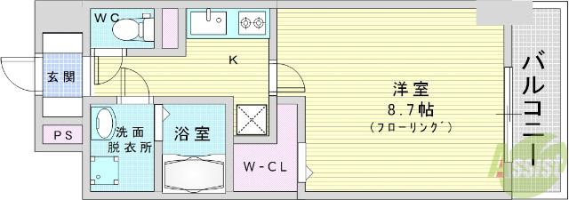 ベルフィオーレの間取り