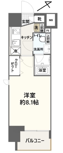 アイルヴァーチェ川崎の間取り