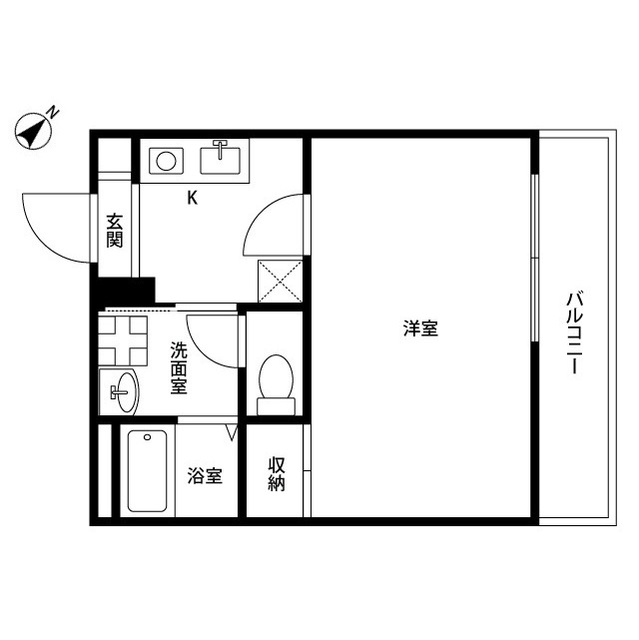 アンプルール　フェール　椋の間取り