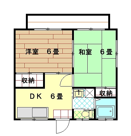 角井荘の間取り