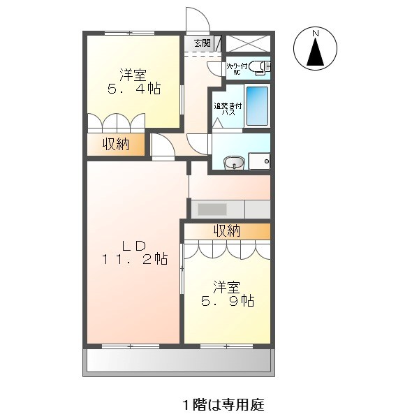 東御市和のアパートの間取り