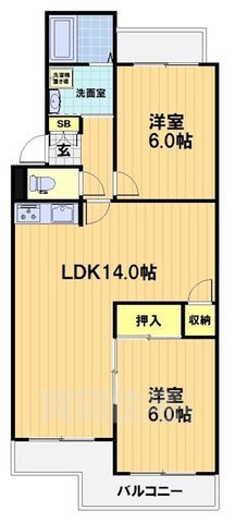 【グランドール桂の間取り】