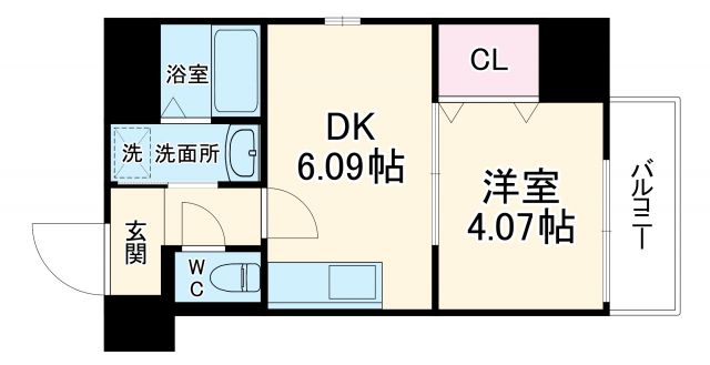 クローバー・クレア池田の間取り