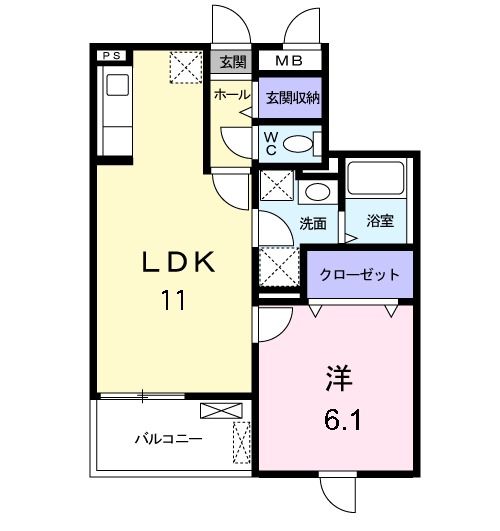 【広島市安佐南区祇園のマンションの間取り】