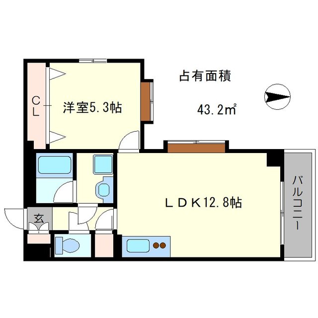 ウィステリア参番館の間取り