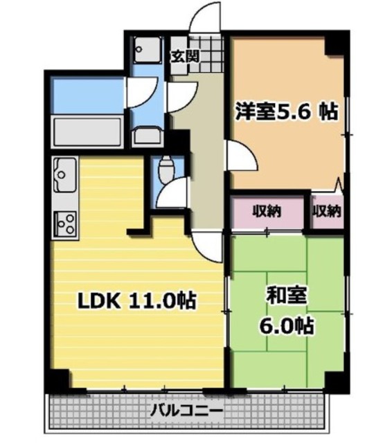 シルクロードハイツの間取り