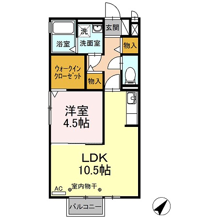 アムールIIの間取り