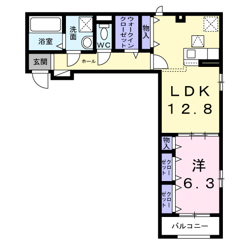 キャスロック北花田の間取り