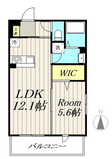 福岡市西区今宿青木のマンションの間取り