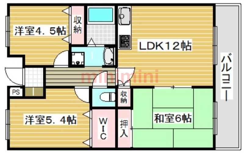 グリーンヒルPART3の間取り