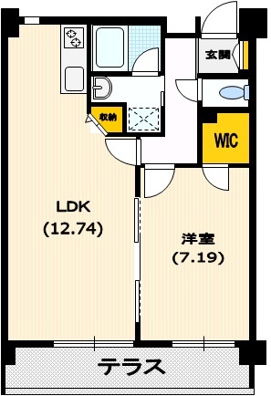 サンパティーク自由が丘の間取り