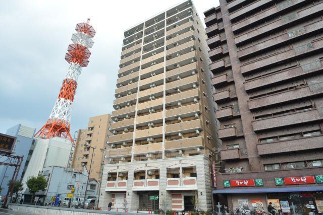 【大阪市西成区花園北のマンションの建物外観】