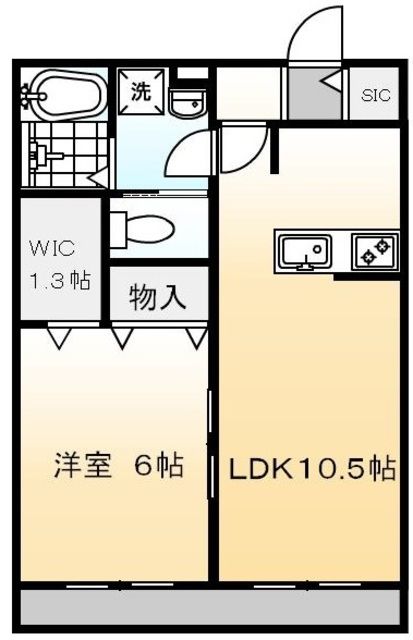 川崎市川崎区殿町のマンションの間取り