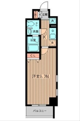 国立市富士見台のマンションの間取り