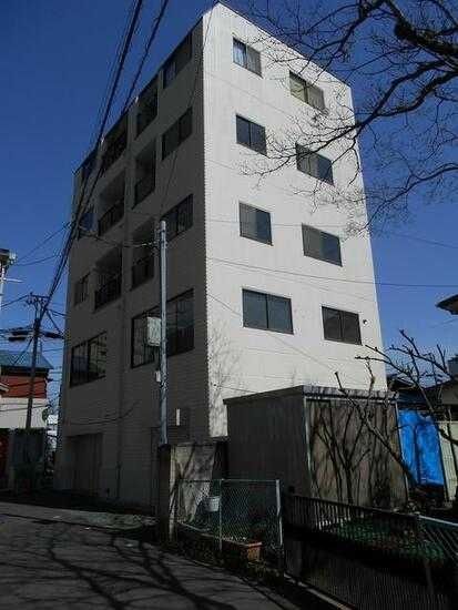 越谷市越ヶ谷のマンションの建物外観