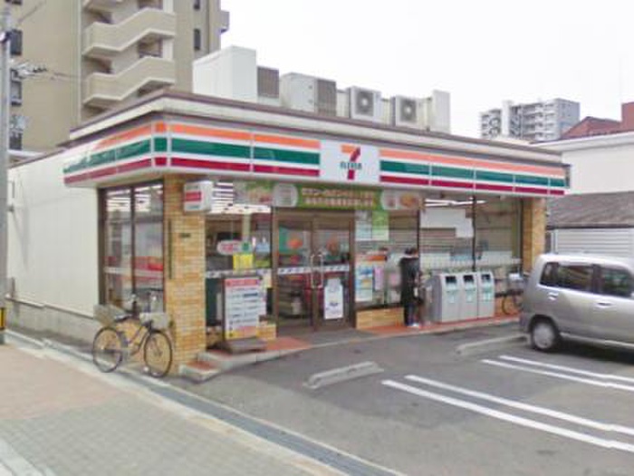 コンビニ　セブンイレブン大阪放出西3丁目店（コンビニ）まで500m