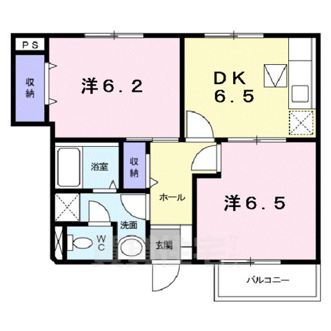 サンライズ フジ Cの間取り