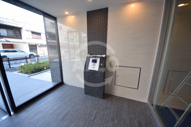 セキュリティ　レシオス天王寺　オートロック