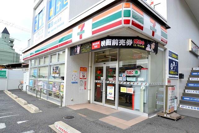 コンビニ　セブンイレブン広島中筋駅前店（コンビニ）まで167m