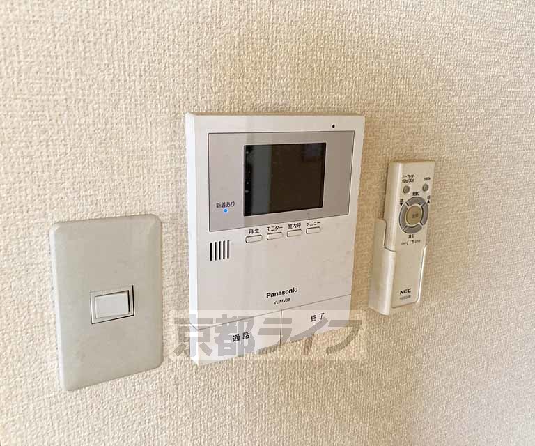 セキュリティ　モニター付きで安心・