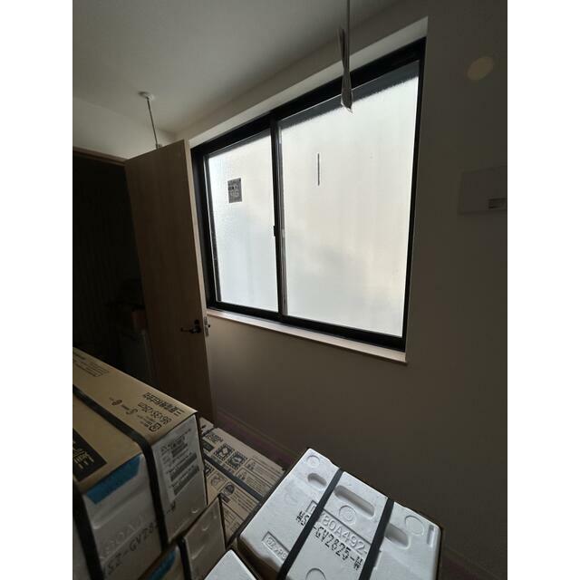 キッチン　建築中の参考写真