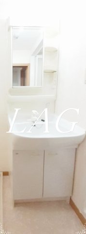 洗面設備　洗面台です。