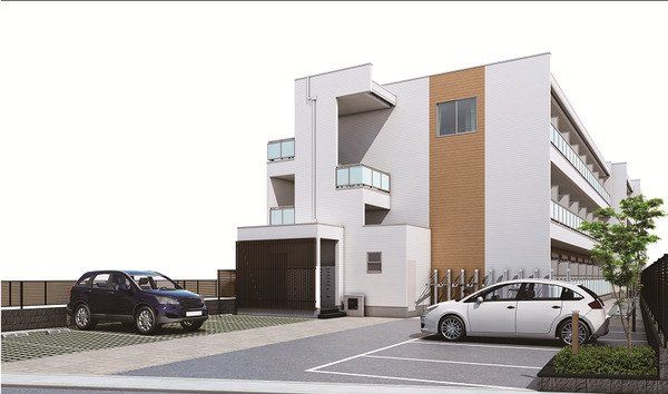 建物外観　駐車場