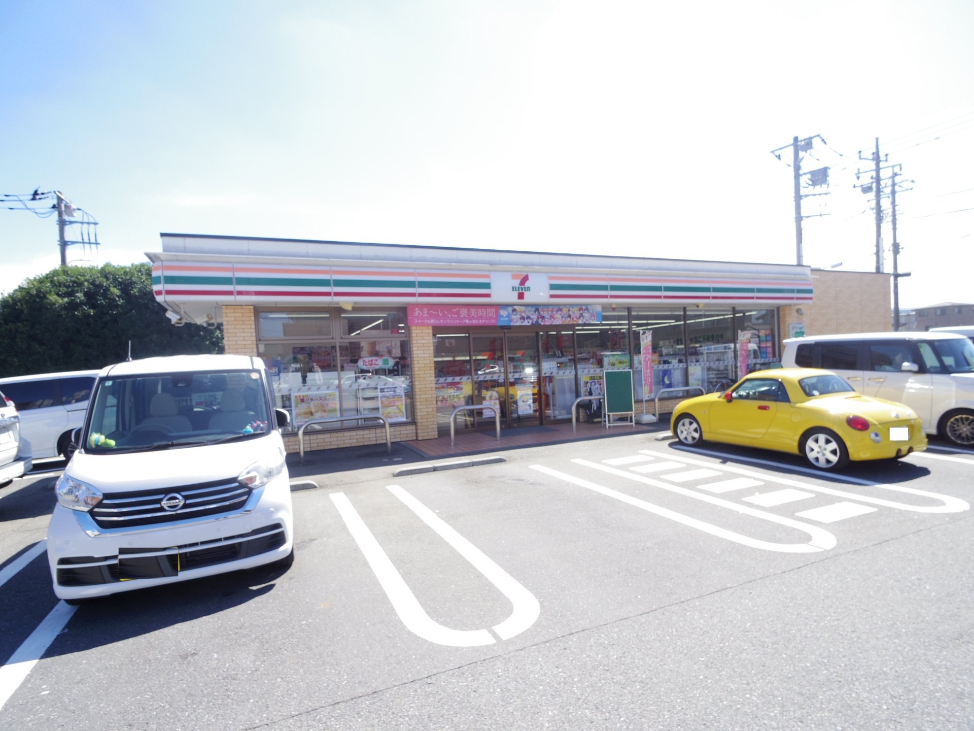 コンビニ　セブンイレブン東所沢駅前店（コンビニ）まで1100m