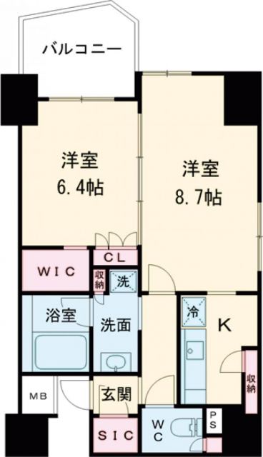 LaSante五反田の間取り写真