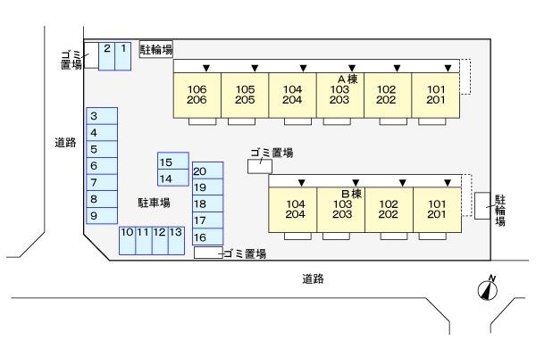 駐車場　間取図