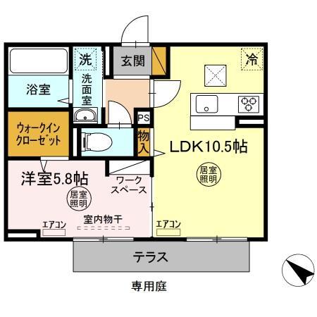 ソレイユIIIの間取り写真