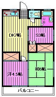 ハイム大京の間取り写真