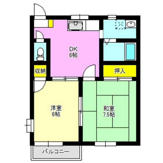 コンフォートハイツの間取り